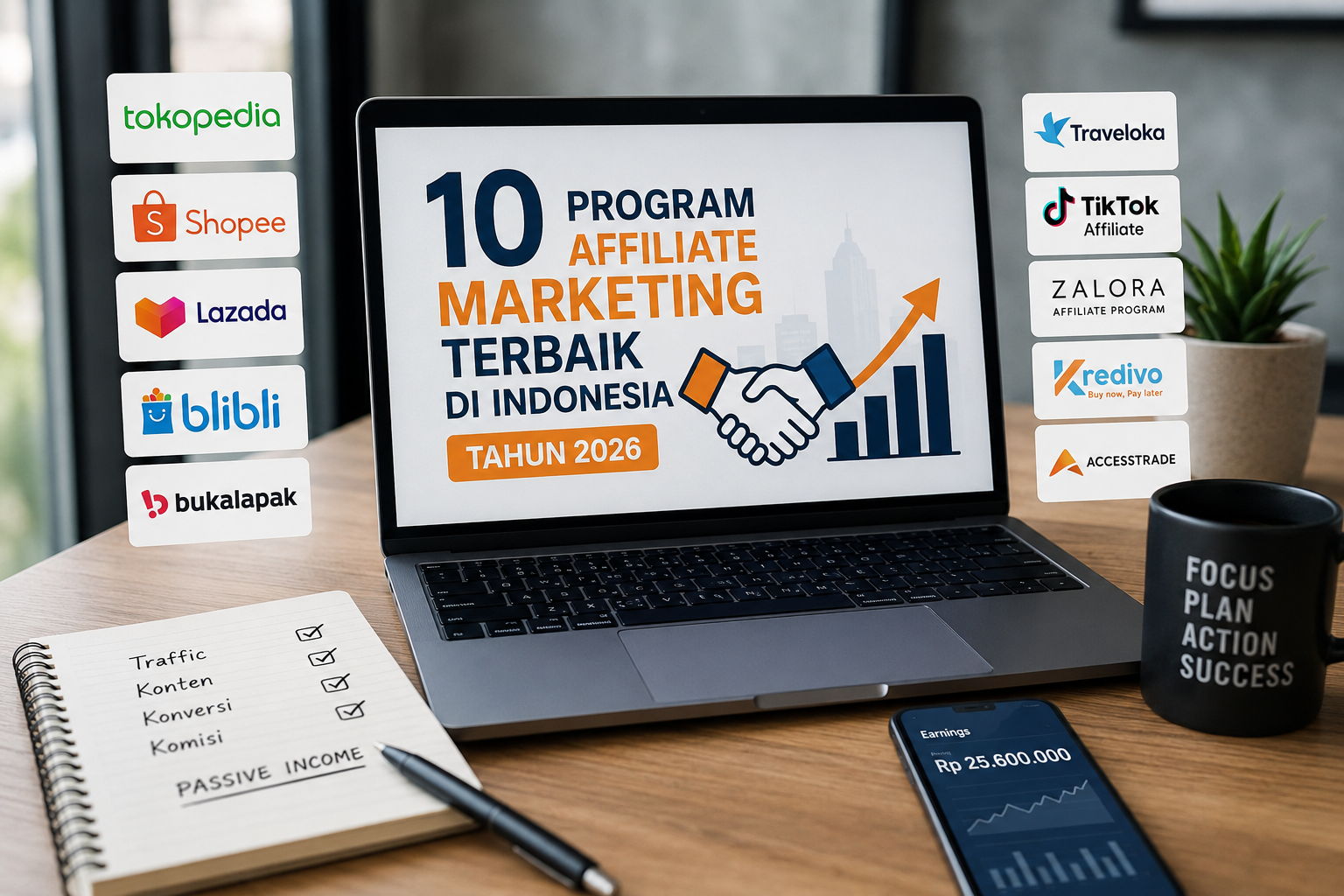 10 Program Affiliate Marketing Terbaik di Indonesia Tahun 2026
