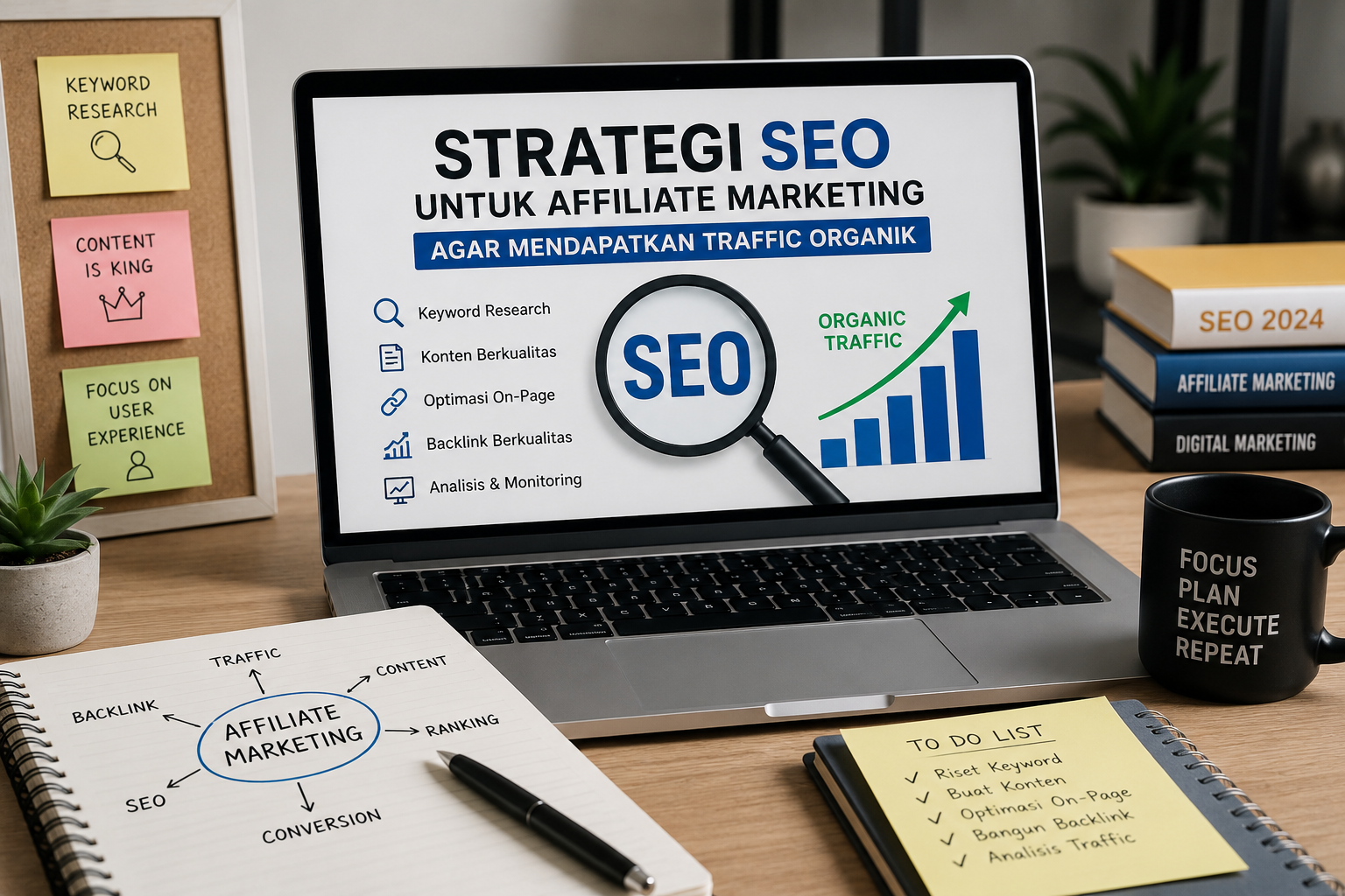Strategi SEO untuk Affiliate Marketing Agar Mendapatkan Traffic Organik