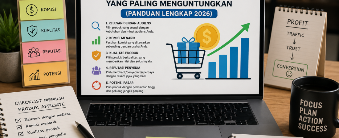 Cara Memilih Produk Affiliate yang Paling Menguntungkan (Panduan Lengkap 2026)