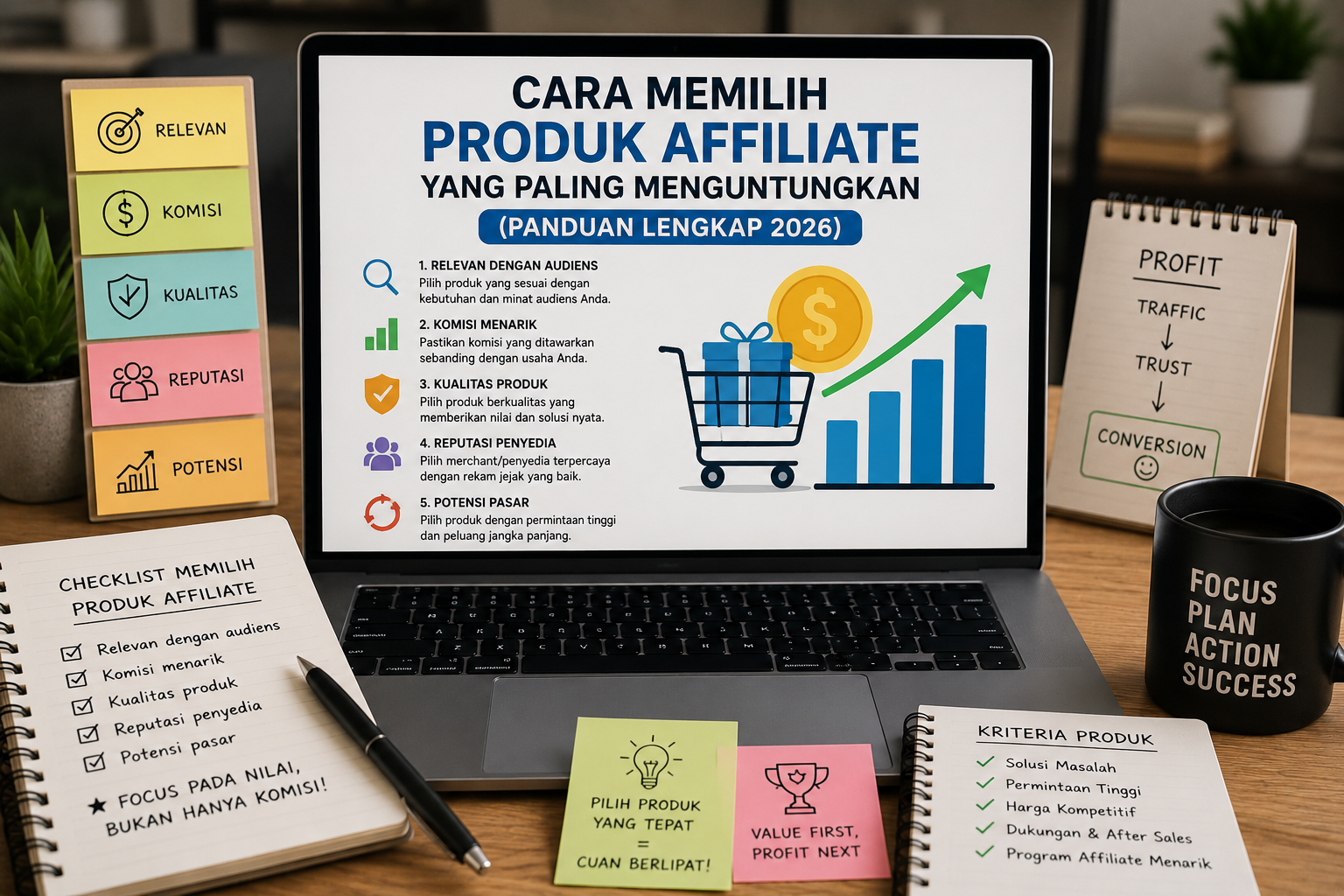 Cara Memilih Produk Affiliate yang Paling Menguntungkan (Panduan Lengkap 2026)